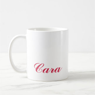 STILVOLLE EINFACHE INDIVIDUELLE NAME BRAUTJUNGFRAU KAFFEETASSE