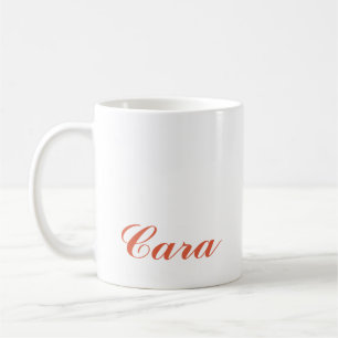 STILVOLLE EINFACHE INDIVIDUELLE NAME BRAUTJUNGFRAU KAFFEETASSE