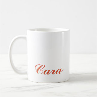 STILVOLLE EINFACHE INDIVIDUELLE NAME BRAUTJUNGFRAU KAFFEETASSE