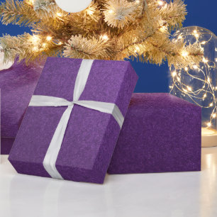 Stilvolle einfache metallische inspirierte violett geschenkpapier