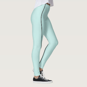 Stilvolle einfarbige Aquarellfarben-dünne Linien Leggings