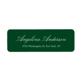 Stilvolle Elegant Forest Green Handwriting Modern