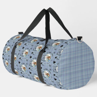 Stilvolle Enkel-Geburtstags-Foto-Beschriftung Duffle Bag