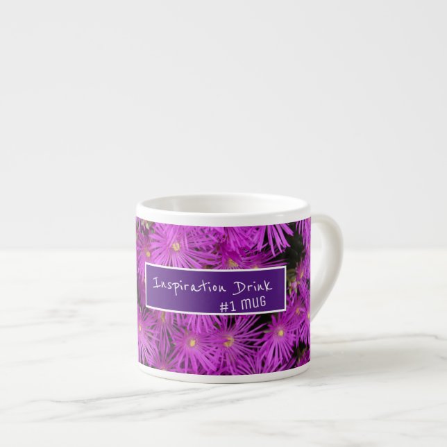 Stilvolle Espresso-Kaffee Inspiration Drink Tasse  (Vorderseite Rechts)