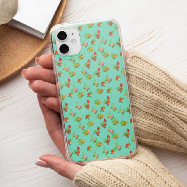 Stilvolle farbenfrohe Blume botanisches Muster Case-Mate iPhone Hülle (Von Creator hochgeladen)