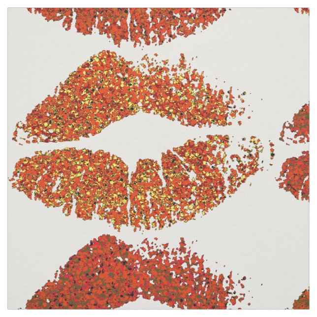 Stilvolle farbenfrohe Lips #21 Stoff (Muster)