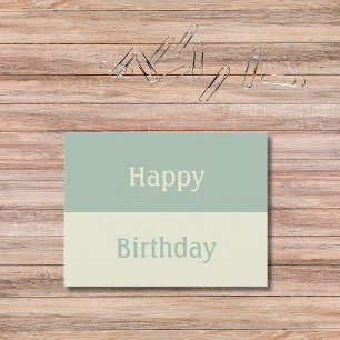 Stilvolle Farbige Moderne Einzigartige Postkarte