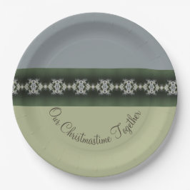 Stilvolle Feiertage Themed Pappteller