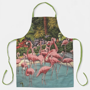 Stilvolle Flamingos  Schürze