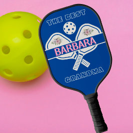 Stilvolle Flora Die beste Oma Vorname Pickleball Schläger