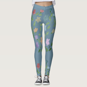 Stilvolle Flower Girly Leggings