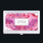 Stilvolle Fuchsia und Lila Wasserfarbe Visitenkarten Dose<br><div class="desc">Brauchen Sie eine Farbänderung? Sie suchen passende Produkte? Senden Sie uns eine Nachricht an heartlockedstudio@gmail.com und wir helfen Ihnen gerne weiter.</div>