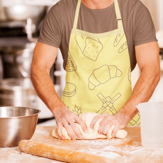 Stilvolle Fun Baking & Cooking Yellow Donuts Brot Schürze (Von Creator hochgeladen)