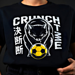 Stilvolle Fusion für Katzenliebhaber und Fußballfa Tri-Blend Shirt