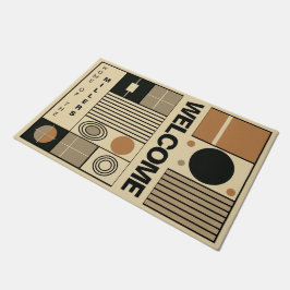 Stilvolle geometrische Begrüßungsmatte für Individ Fußmatte