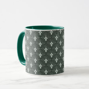 Stilvolle geometrische Muster, Art Deko. Tasse