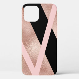 Stilvolle geometrische Rose in Rosa Case-Mate iPhone Hülle