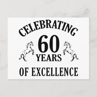 Stilvolle Geschenkideen zum 60. Geburtstag Postkarte