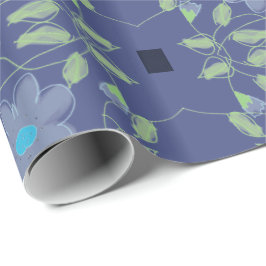 Stilvolle Geschenkwrap des Blumendesigners Geschenkpapier