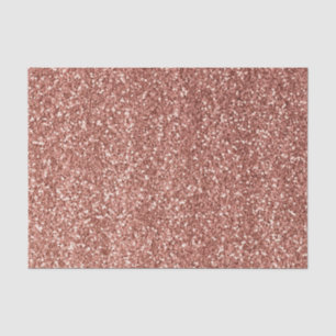 Stilvolle Girly Rose Gold Glitzer Glitzern Seidenpapier
