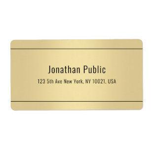 Stilvolle Gold Background Einfache Designvorlage