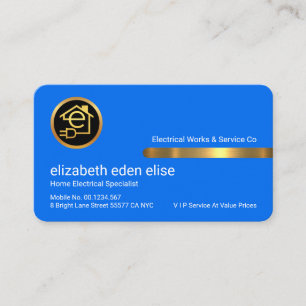 Stilvolle Gold-Registerkarte auf atemberaubenden b Visitenkarte