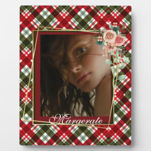 Stilvolle Golden Floral Frame elegantes modernes F Fotoplatte