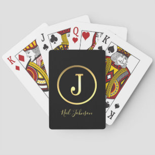 Stilvolle Golden Playing Cards Spielkarten
