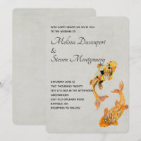Stilvolle Goldkoi-Hochzeit