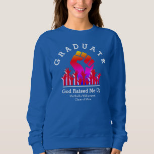 Stilvolle GOTT HAT MICH DEN Individuelle Name Grad Sweatshirt