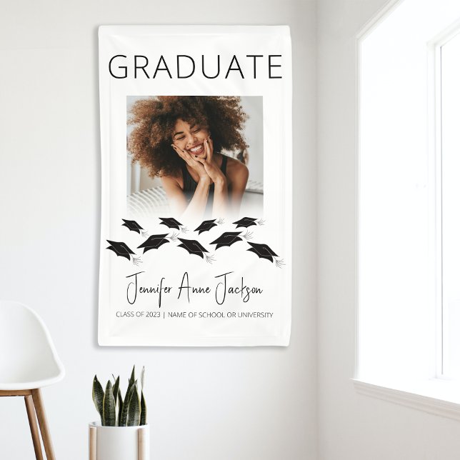 Stilvolle Graduierungsparty Banner (Von Creator hochgeladen)