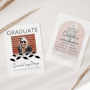 Stilvolle Graduierungsparty Einladung