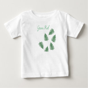 Stilvolle Green Kid Lucky Fern Baby Bodysuit Baby T-shirt