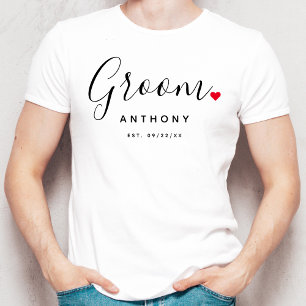 Stilvolle Groom Wedding T-Shirt