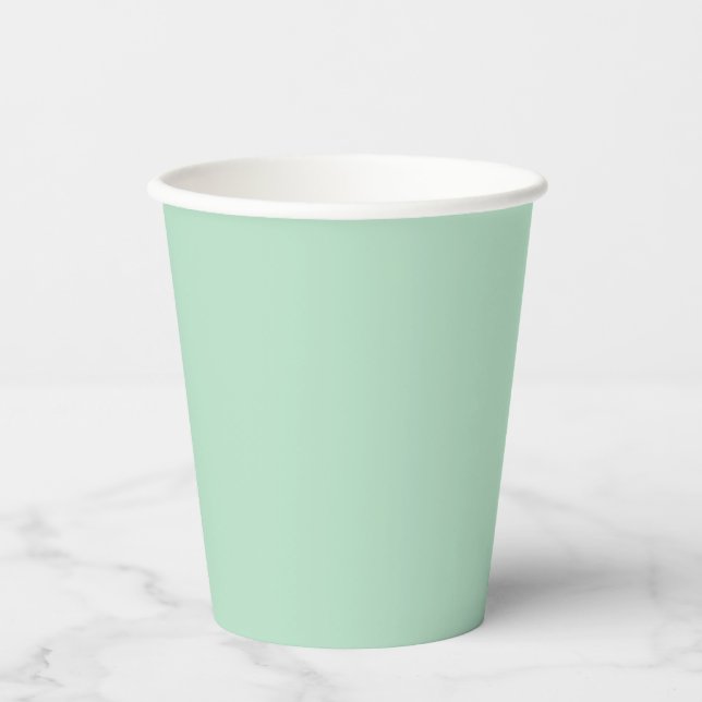 Stilvolle Grünbücher für Minze - 8oz Pappbecher (Vorderseite)