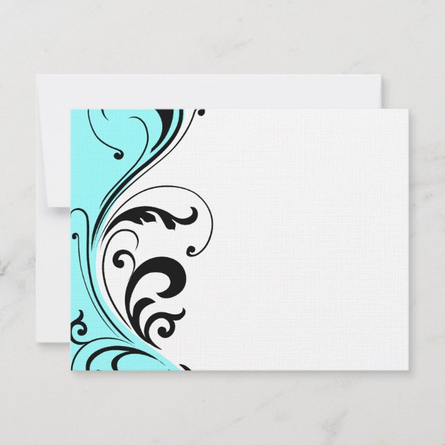 Stilvolle Hair Salon Notecards Mitteilungskarte (Vorderseite)