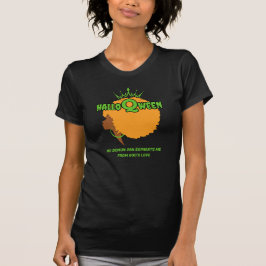 Stilvolle HALLOQWEEN Afro Queen Halloween T-Shirt