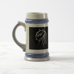 Stilvolle Hand gezeichnete elegante Bierglas