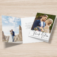 Stilvolle Handschrift Wedding 2 Foto Vielen Dank