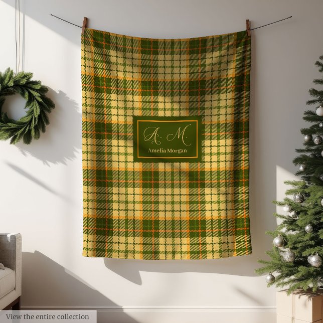 Stilvolle Herbst-Karodecke Moderne Rustikale Gemüt Fleecedecke (Chic Fall Plaid Throw Modern Rustic Cozy Blanket)