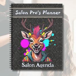 Stilvolle Hirschgeschenke für Friseursalon-Stylist Notizbuch
