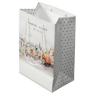 Stilvolle Hochzeit in der Landschaft von Greenvill Mittlere Geschenktüte