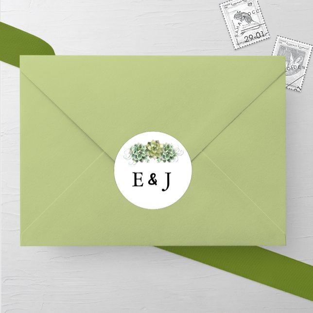 Stilvolle Hochzeit Runder Aufkleber (Von Creator hochgeladen)