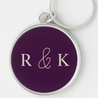 Stilvolle Hochzeitspaare mit Monogramm