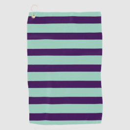 Stilvolle horizontale Streifen Golf Handtuchgesche Golfhandtuch