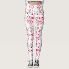 Stilvolle hübsche Schädelknochen Leggings