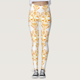 Stilvolle hübsche Schädelknochen Leggings
