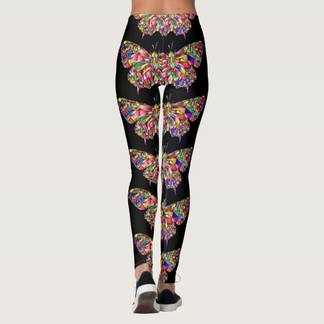 Stilvolle hübsche Schmetterling-Leggings Leggings (Rückseite)