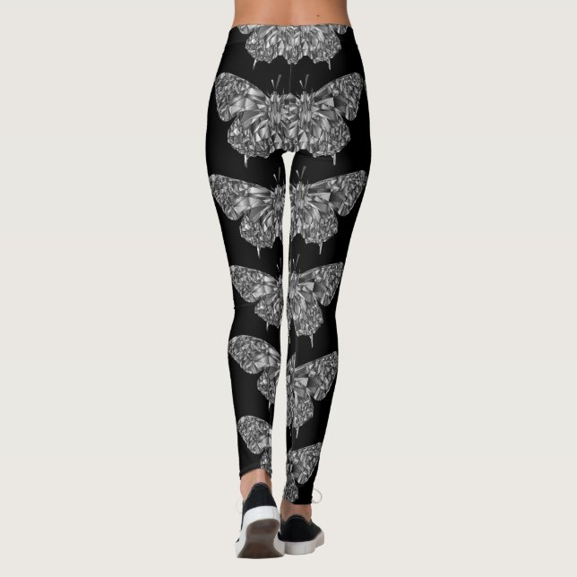 Stilvolle hübsche Schmetterling-Leggings Leggings (Rückseite)
