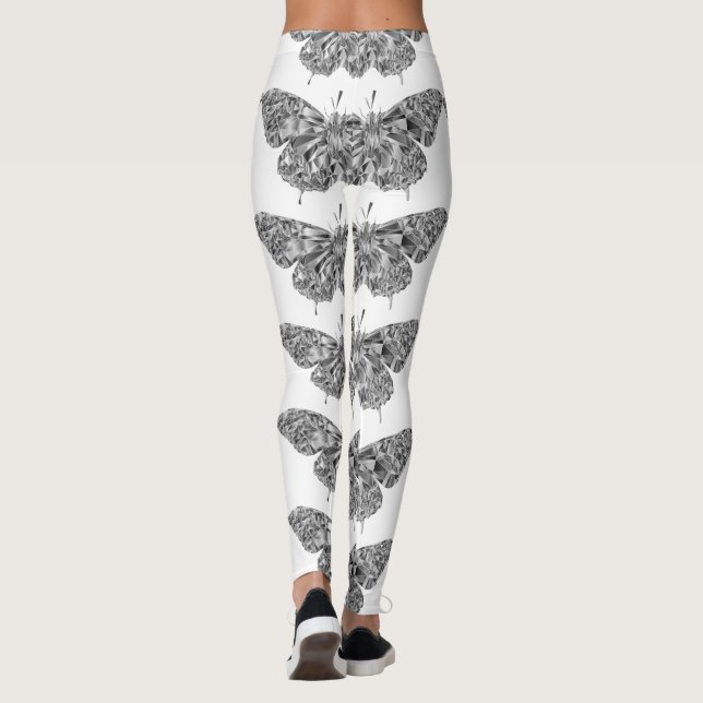 Stilvolle hübsche Schmetterling-Leggings Leggings (Rückseite)